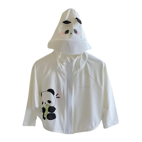 KIDSZJA Tops für Mädchen, atmungsaktiv und leicht, Panda-Druck, elegante Kapuzenpullover, mit Reißverschluss, atmungsaktive Jacken, T-Shirt, Outdoor, Spielen, Strand, Schule, Freizeitkleidung KIDSZJA Tops für Mädchen, atmungsaktiv und leicht, Panda-Druck, elegante Kapuzenpullover, mit Reißverschluss, atmungsaktive Jacken, T-Shirt, Outdoor, Spielen, Strand, Schule, Freizeitkleidung von KIDSZJA