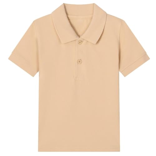 KIDSZJA Tops für Mädchen mit Knopfleiste, klassische und bequeme Blusen, UK, elegant, stilvoll, empfindliche Haut, einfarbig, klassische Kleidung für Teenager-Schulveranstaltungen oder lässige Treffen von KIDSZJA