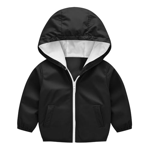 KIDSZJA Wasserdichte Jacke für Kleinkinder, 18 Monate, für Mädchen und Jungen, leichter Windbreaker, Regenmantel, Regenjacke mit Kapuze, funktioneller Softshell-Trenchcoat für den Außenbereich KIDSZJA Wasserdichte Jacke für Kleinkinder, 18 Monate, für Mädchen und Jungen, leichter Windbreaker, Regenmantel, Regenjacke mit Kapuze, funktioneller Softshell-Trenchcoat für den Außenbereich von KIDSZJA