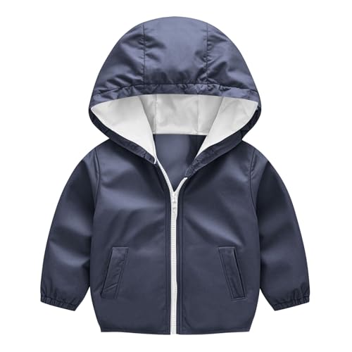 KIDSZJA Wasserdichte Jacke für Kleinkinder, 3 Jahre, für Mädchen und Jungen, leichter Windbreaker, Regenmantel, Regenjacke mit Kapuze, funktioneller Softshell-Trenchcoat für den Außenbereich KIDSZJA Wasserdichte Jacke für Kleinkinder, 3 Jahre, für Mädchen und Jungen, leichter Windbreaker, Regenmantel, Regenjacke mit Kapuze, funktioneller Softshell-Trenchcoat für den Außenbereich von KIDSZJA