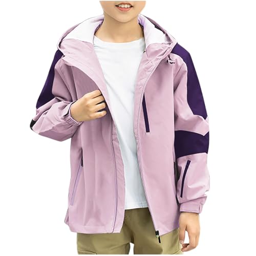 KIDSZJA Wasserdichte Jacke für Mädchen und Jungen, leichte Windbreaker-Regenjacke, Sommer-Regenjacke mit Kapuze, funktioneller Softshell-Trenchcoat, Outdoor, Größe 5–15 Jahre KIDSZJA Wasserdichte Jacke für Mädchen und Jungen, leichte Windbreaker-Regenjacke, Sommer-Regenjacke mit Kapuze, funktioneller Softshell-Trenchcoat, Outdoor, Größe 5–15 Jahre von KIDSZJA