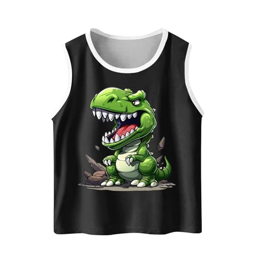 KIDSZJA Westen für Mädchen, Rundhalsausschnitt, bequem, stilvoll, lange Tunika, ärmellos, Tanktop, Sport, Spielplatz, Abenteuer, Dinosaurier, bedruckt, lockere Passform, Baumwolle, Freizeitkleidung KIDSZJA Westen für Mädchen, Rundhalsausschnitt, bequem, stilvoll, lange Tunika, ärmellos, Tanktop, Sport, Spielplatz, Abenteuer, Dinosaurier, bedruckt, lockere Passform, Baumwolle, Freizeitkleidung von KIDSZJA