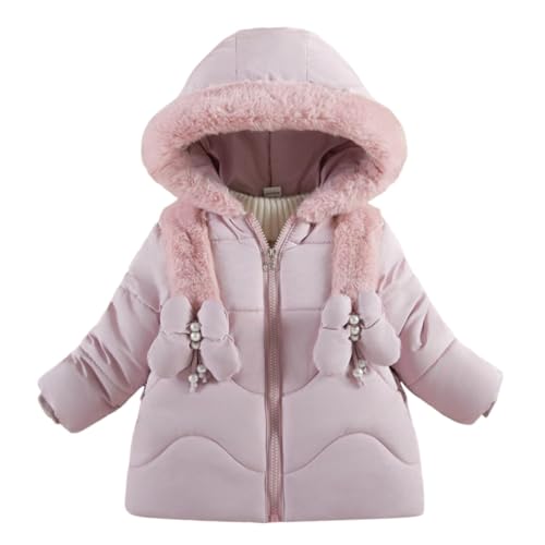 KIDSZJA Winterjacke für Mädchen, dicke Mäntel mit Kunstfell-Kapuze, Fleece-gefüttert, lange Ärmel, warm, winddicht, Parka, Mantel, Schmetterling, gepolsterter Übermantel, Oberbekleidung, Schneeanzüge KIDSZJA Winterjacke für Mädchen, dicke Mäntel mit Kunstfell-Kapuze, Fleece-gefüttert, lange Ärmel, warm, winddicht, Parka, Mantel, Schmetterling, gepolsterter Übermantel, Oberbekleidung, Schneeanzüge von KIDSZJA