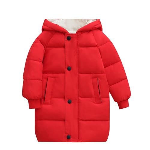 KIDSZJA Winterjacke für Mädchen, gepolstert, langer Mantel, mit Kapuze, dicke Daunenmäntel, Kinder, warm, Longline, Parka, Schulmäntel mit Taschen, Oberbekleidung KIDSZJA Winterjacke für Mädchen, gepolstert, langer Mantel, mit Kapuze, dicke Daunenmäntel, Kinder, warm, Longline, Parka, Schulmäntel mit Taschen, Oberbekleidung von KIDSZJA