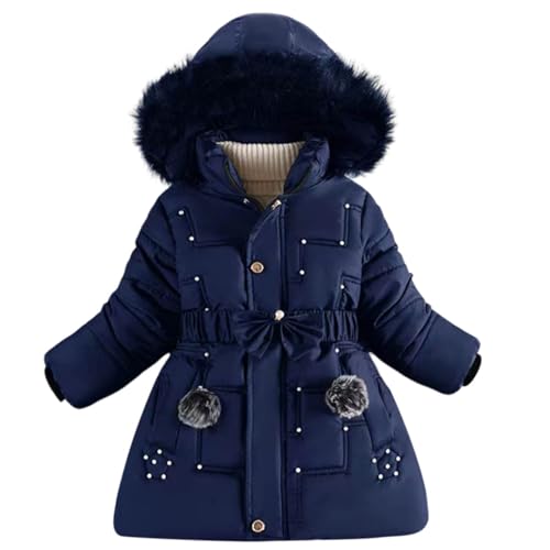 KIDSZJA Wintermantel für Mädchen, Pufferjacke, warm, lange Schulmäntel, Steppjacke mit Kunstfellkragen, Kinder-Schneeanzug, Fleece-gefüttert, Schneeanzug, Outwear, Ski-Schneeanzüge KIDSZJA Wintermantel für Mädchen, Pufferjacke, warm, lange Schulmäntel, Steppjacke mit Kunstfellkragen, Kinder-Schneeanzug, Fleece-gefüttert, Schneeanzug, Outwear, Ski-Schneeanzüge von KIDSZJA