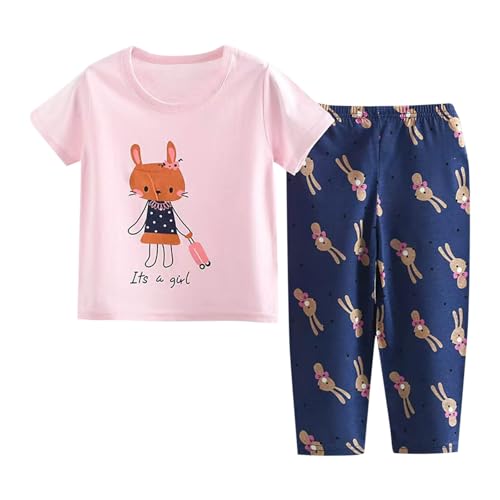 Lightning Deals Of Today Kleidung für Kinder, Mädchen, bequeme Hose, T-Shirts und elastische Taille, Loungewear-Set, zweiteilig, Loungewear, "It's A Girl", Pyjama, Party, Übernachtung Lightning Deals Of Today Kleidung für Kinder, Mädchen, bequeme Hose, T-Shirts und elastische Taille, Loungewear-Set, zweiteilig, Loungewear, "It's A Girl", Pyjama, Party, Übernachtung von KIDSZJA