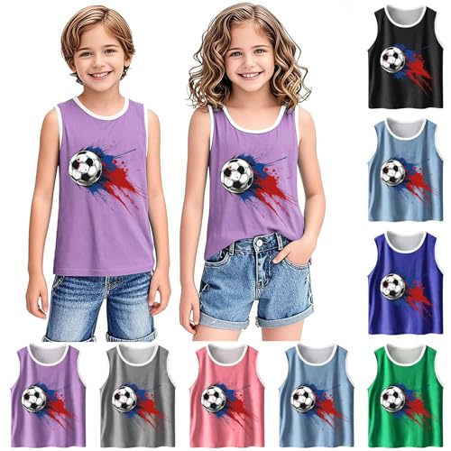 Mädchen-Unterhemd, Oberteil, Fußball, England, Fußball, bedruckt, lockere Passform, Tank-Top, Schulveranstaltungen oder lässige Treffen, T-Shirts, lange Tunika, Weste, Oberteil, klassisch, bequem Mädchen-Unterhemd, Oberteil, Fußball, England, Fußball, bedruckt, lockere Passform, Tank-Top, Schulveranstaltungen oder lässige Treffen, T-Shirts, lange Tunika, Weste, Oberteil, klassisch, bequem von KIDSZJA