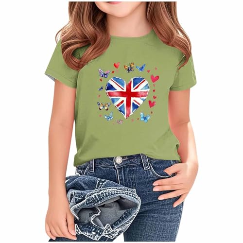Today'S Lightning Deals Mädchen-Blusen England Fußball Weltmeisterschaft Weiche Baumwolle Kleidung Rundhalsausschnitt Union Jack Trendy Atmungsaktiv Shirts Kurzarm Britische Flagge Tops Schuluniformen Today'S Lightning Deals Mädchen-Blusen England Fußball Weltmeisterschaft Weiche Baumwolle Kleidung Rundhalsausschnitt Union Jack Trendy Atmungsaktiv Shirts Kurzarm Britische Flagge Tops Schuluniformen von KIDSZJA