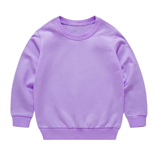 Tops für Mädchen im Alter von 5 Jahren, einfarbig, klassisch, Fleece, übergroß, warm, Thermo, Baisc, langärmelig, Weihnachtspullover, Schulanfang, bequem, Herbst, Alltag, Spielen, Winter Tops für Mädchen im Alter von 5 Jahren, einfarbig, klassisch, Fleece, übergroß, warm, Thermo, Baisc, langärmelig, Weihnachtspullover, Schulanfang, bequem, Herbst, Alltag, Spielen, Winter von KIDSZJA