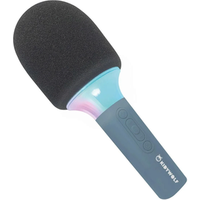 KIDYWOLF KIDYMIC-BU Mikrofon Bluetooth mit Licht blau von KIDYWOLF