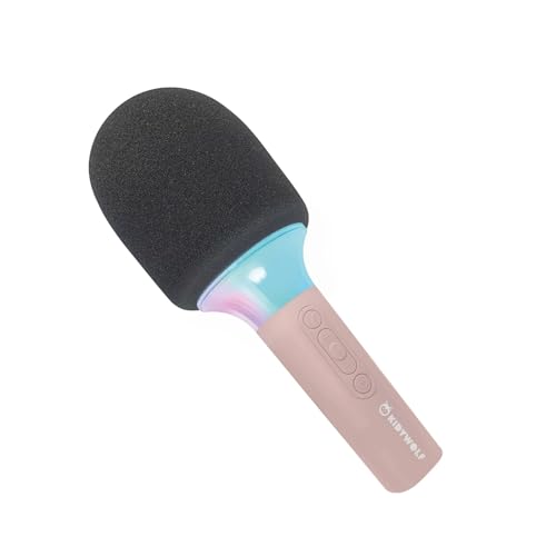 KIDYWOLF - Mikrofon Bluetooth mit Licht rosa KIDYWOLF - Mikrofon Bluetooth mit Licht rosa von KIDYWOLF