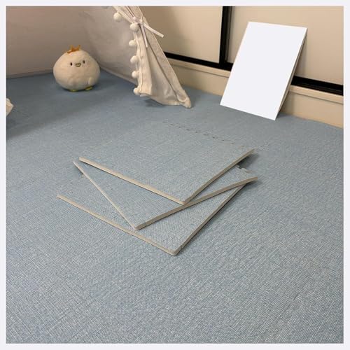 Puzzle-Schaumstoff-Spielmatten, quadratisch, ineinandergreifend, weiche Schaumstofffliesen, 10 Stück, Hellblau, 30 x 30 x 0,6 cm Puzzle-Schaumstoff-Spielmatten, quadratisch, ineinandergreifend, weiche Schaumstofffliesen, 10 Stück, Hellblau, 30 x 30 x 0,6 cm von KIJyfgTR