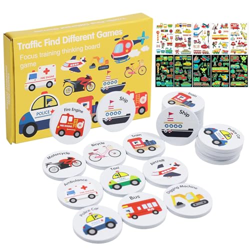 Memory Spiel,Holz Memory Spiel für Kinder ab 2 3 4 Jahre,Montessori Spielzeug,Memory Kinder,Fahrzeuge Memory Matching Spiel mit Tattoo,Memospiel Kartenspiel Pädagogisches Kinderspiel Jungen Mädchen Memory Spiel,Holz Memory Spiel für Kinder ab 2 3 4 Jahre,Montessori Spielzeug,Memory Kinder,Fahrzeuge Memory Matching Spiel mit Tattoo,Memospiel Kartenspiel Pädagogisches Kinderspiel Jungen Mädchen von KIKVTER
