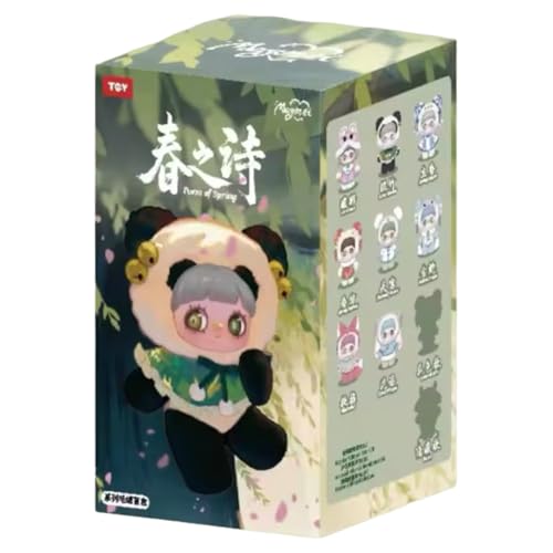 KILA MILA Anime Maymei Figur Blind Box, Maymei V3 Spring Poems Serie Mystery Box Kawaii Plüsch Schlüsselanhänger Geschenk, Zufällige Farbauswahl, 20 cm von KILA MILA