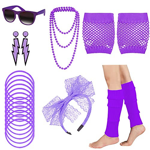 80er Jahre Outfit Damen 80er Jahre Accessoires, 80er 90er Jahre KostüM Damen Kinder Party Neon Accessoires Spitzenstoff Stirnband Ohrringe Brille 80er Netzhandschuhe ArmbäNder Halsketten Beinlinge 80er Jahre Outfit Damen 80er Jahre Accessoires, 80er 90er Jahre KostüM Damen Kinder Party Neon Accessoires Spitzenstoff Stirnband Ohrringe Brille 80er Netzhandschuhe ArmbäNder Halsketten Beinlinge von KILLIAN'S Store