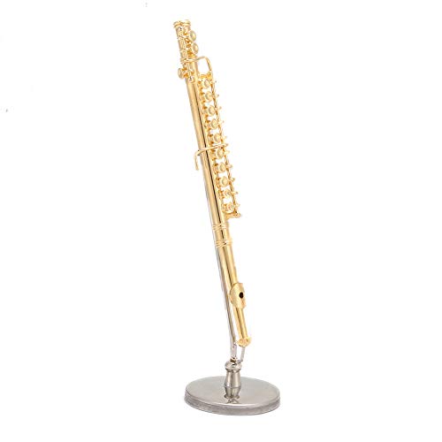 1: 6 Mini Musical, Dollhouse Flöte Kupfer Miniatur Simuliertes Instrument Flöte, Dekor -Modell Spielzeug für Home Ornamente 1: 6 Mini Musical, Dollhouse Flöte Kupfer Miniatur Simuliertes Instrument Flöte, Dekor -Modell Spielzeug für Home Ornamente von KIMISS