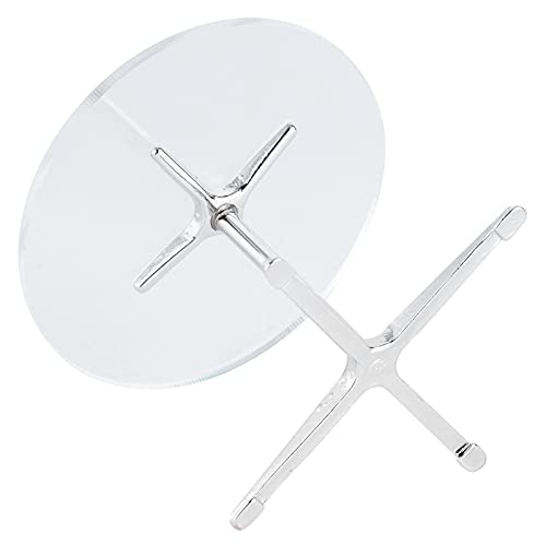 1:12 Dollhouse Round -Tisch, Transparenter Miniaturmodisch -Tisch, Miniatur -Mini -Möbel Tun Spielzeugspielzeug -Esszubehör von KIMISS