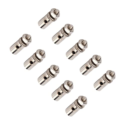 10-teiliges Set 1,3 mm Servo, Verbindungsstück, verstellbare Schubstange Servo Schubstange Verbinder Dilwe Verbindungsstopper von KIMISS