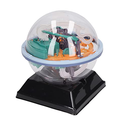 3D -Ball, Labyrinth Educational Verbesserung Intellekt Build Ball, Leicht zu Spielen Labyrinth Toy Lect Puzzle Mats auf Geduld Plastik für 100 Hindernisse Druckfreigabe (100 Hindernisse) von KIMISS