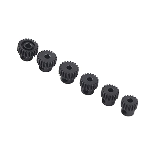 KIMISS 6pcs 48DP ￠3.175mm, Pinion Gears Parts Set Kit Pignone RC 1 10 17T 22T Motorritzel für RC Car von KIMISS