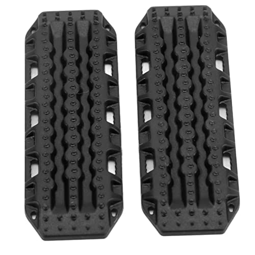 KIMISS 1/24 RC Crawler Sand Leiter + 2pcs RC Sand Leiter Kunststoffwiederherstellung Ramps -Board für Axiale SCX24 1/24 -Crawler Teile + Recovery Ramps Board + Remote & App Controlled (Black) von KIMISS