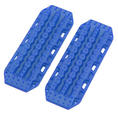 KIMISS 1/24 RC Crawler Sand Leiter + 2pcs RC Sand Leiter Kunststoffwiederherstellung Ramps -Board für Axiale SCX24 1/24 -Crawler Teile + Recovery Ramps Board + Remote & App Controlled (Blue) von KIMISS
