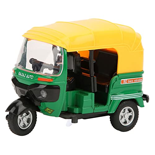 KIMISS 1:14 Legierung DREI Motorradspielzeug - mit Licht und Musik Zurückziehen - Spaß und EIN 3 Rad Motorradmodell für (Green) von KIMISS