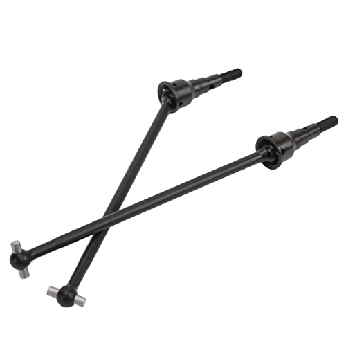 KIMISS 2-teilige RC-Auto-Stahl-CVD-Antriebswelle Vorne Hinten, Verbesserter Antriebsstrang, für Losi 1/10 Lasernut U4 Tenacity Geländewagen von KIMISS