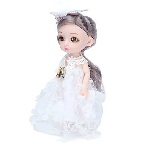 KIMISS 6,7 "Bewegliche Gemeinsame Babypuppe mit Modekleid, Entzückende Dress -up -Puppe für Kreatives Spiel Wunderschön Gestaltetes Spielzeug mit Bloßen Gliedmaßen und Schönen Details KIMISS 6,7 "Bewegliche Gemeinsame Babypuppe mit Modekleid, Entzückende Dress -up -Puppe für Kreatives Spiel Wunderschön Gestaltetes Spielzeug mit Bloßen Gliedmaßen und Schönen Details von KIMISS