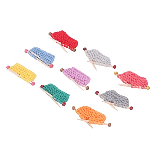 KIMISS 9 PCs Miniatur -Puppenhaus -Strick Pullover Kit Farbiges Wollgarn für Dollhouse Decoration Enthält 9 Handgefertigte Gestrickte Pullover in Lebendigen Farben KIMISS 9 PCs Miniatur -Puppenhaus -Strick Pullover Kit Farbiges Wollgarn für Dollhouse Decoration Enthält 9 Handgefertigte Gestrickte Pullover in Lebendigen Farben von KIMISS