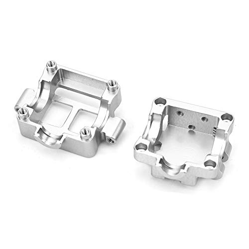 KIMISS AUM-Legierung RC, Upgrade-Teilezubehör für WL 1/28 Aluminiumgetriebe Getriebe Getriebe Wltoys Upgrade-Kisten K969 K989 P929 Auto Auto (Silber K989-24S) von KIMISS