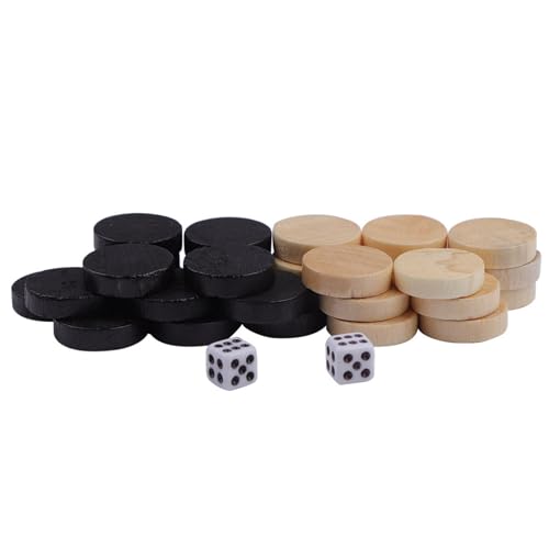KIMISS Checkers Kleine 19 Mm, Holz mit Würfel 32 Stück 32pcs Entwürfe & Checkers & Backgammon Schachstück für Backgammon -Stücke Holz Schachprüfers Nur Günstiger Ersatz KIMISS Checkers Kleine 19 Mm, Holz mit Würfel 32 Stück 32pcs Entwürfe & Checkers & Backgammon Schachstück für Backgammon -Stücke Holz Schachprüfers Nur Günstiger Ersatz von KIMISS