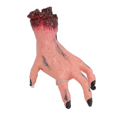 KIMISS Crawling Hand Halloween Dekoration - Automatische, Beunruhigende Hand mit Gruseligen Geräuschen, Lebensechter Design, Hellgelbe Haut, Batterie für Kostümparty KIMISS Crawling Hand Halloween Dekoration - Automatische, Beunruhigende Hand mit Gruseligen Geräuschen, Lebensechter Design, Hellgelbe Haut, Batterie für Kostümparty von KIMISS