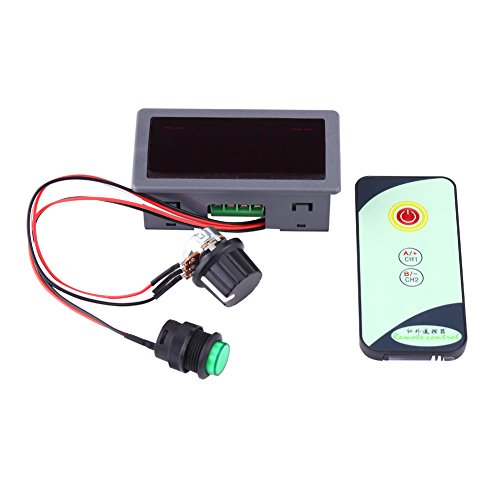 KIMISS DC Motor Speed Controller 6 V 12 V 24 PWM -Regler mit Digitalanzeige und IR -Fernbedienung für die Präzisionsgeschwindigkeitseinstellung von KIMISS