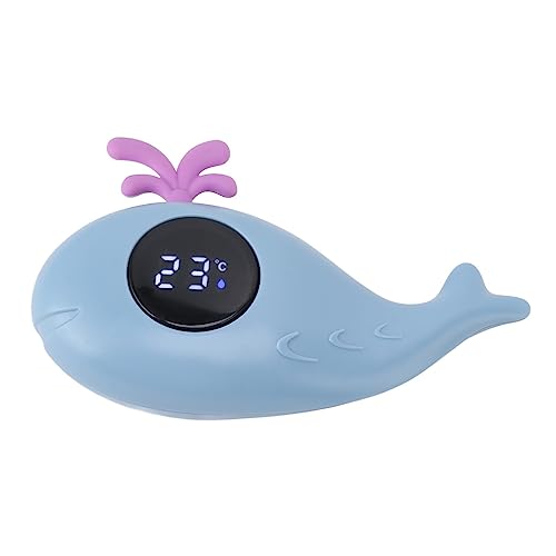 KIMISS Digitalwal Baby Bad Thermometer-Nettes Cartoon-Design für Sichere Wassertemperaturmessungen, Tragbar und Benutzerfreundlich für Säuglinge und Kleinkinder (Blue) von KIMISS