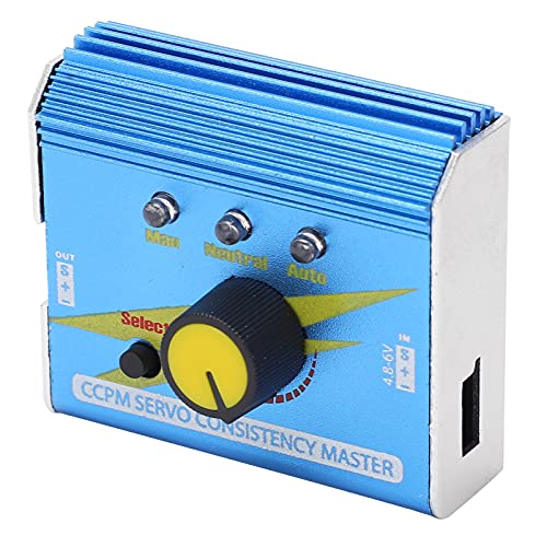 KIMISS ESC-Servo-Tester RC-Flugzeug, 3-Kanal-CCPM-Konsistenz und Geschwindigkeitsregler mit 3-Gang-Indikatorlicht, Multifunktions-Servo-Tester KIMISS ESC-Servo-Tester RC-Flugzeug, 3-Kanal-CCPM-Konsistenz und Geschwindigkeitsregler mit 3-Gang-Indikatorlicht, Multifunktions-Servo-Tester von KIMISS
