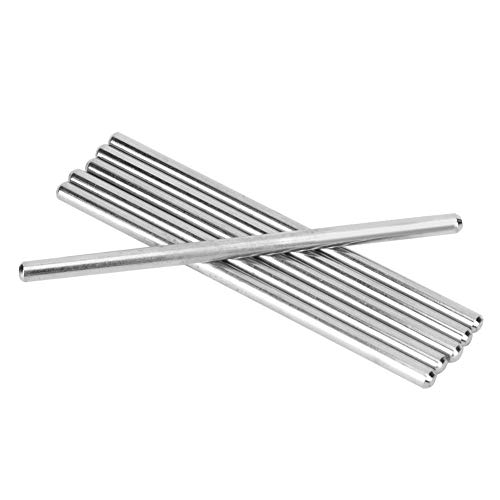 KIMISS Edelstahl -D -Lochwellenachse für Spielzeugautos und Industrieroboter 6pcs 100 mm Präzisionsteile von KIMISS