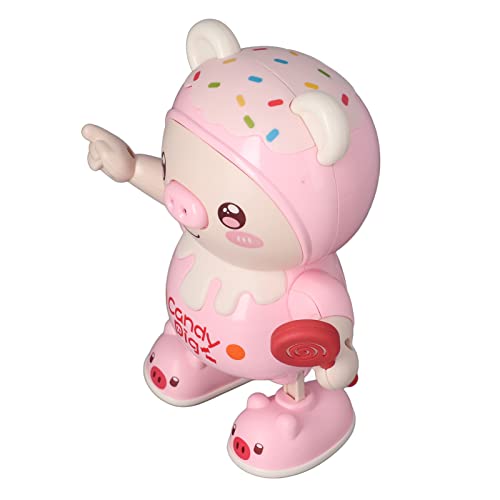 KIMISS Elektronisches Tanzendes Ferkel, Wandelnes Tier Interaktives Spielzeug für Coole Leichte Musik (PINK) von KIMISS