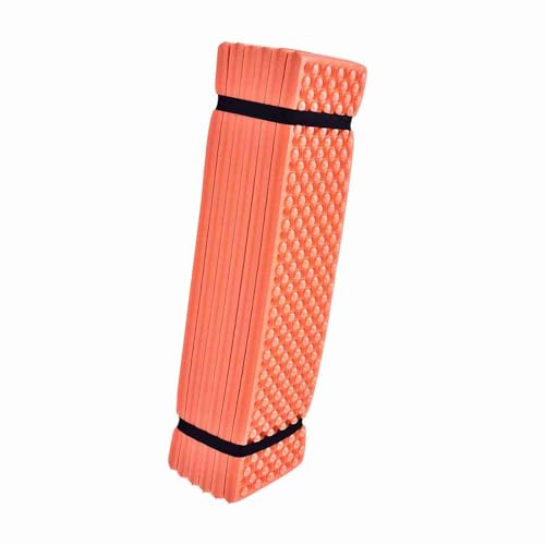 KIMISS Falten Sie Schaumcampingmatte - Wasserdichtes Schlafpad Outdoor -Abenteuer und Strandgebrauch (ORANGE) von KIMISS