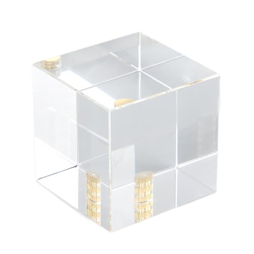 KIMISS Funkelndes 50-mm-Glaswürfelprisma, Magischer Prismenwürfel für Fotografie, Wissenschaft, Büro-Desktop-Physikspielzeug KIMISS Funkelndes 50-mm-Glaswürfelprisma, Magischer Prismenwürfel für Fotografie, Wissenschaft, Büro-Desktop-Physikspielzeug von KIMISS