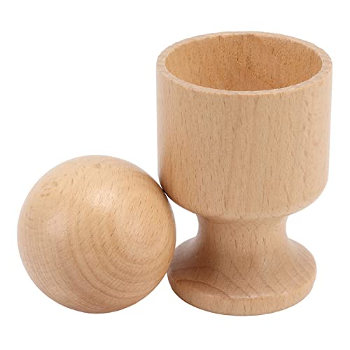 KIMISS Hölzer Egg Cup Toy - Ball Cup Gassen Spielzeug Zur Entwicklung von Feinmotorischen Fähigkeiten, Koordination und Unabhängigkeit in KIMISS Hölzer Egg Cup Toy - Ball Cup Gassen Spielzeug Zur Entwicklung von Feinmotorischen Fähigkeiten, Koordination und Unabhängigkeit in von KIMISS
