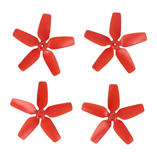 KIMISS Hohe Stabilitätsdrohne Propeller Avata - 4PCS PC Gut Ausbalanciertes Leichtes Leichtgewicht mit Schrauben- und Schraubendreher Spielzeug & Spiel (Rot) von KIMISS