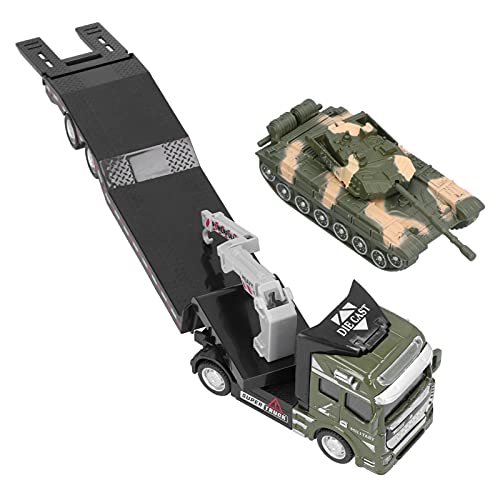 KIMISS LKW -Modell, Legiertes Militär -Tank -Spielzeug -Set Hochsimulationsmodell, Bequemes LKW -Fahrzeug für Kindermilitärische Green Dekoration Fantasie Spielen Sammlung ((Militärgrün)) von KIMISS