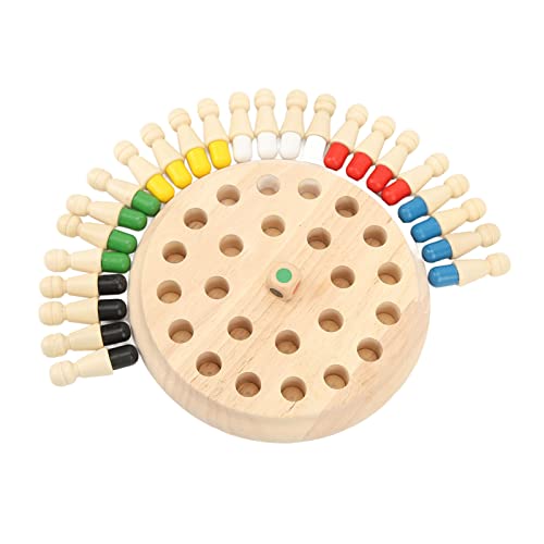 KIMISS Memory Match Stick, Early Education Intelligence Logic Development Spielzeug Schach Holz Farbbrett (Grundtyp) von KIMISS