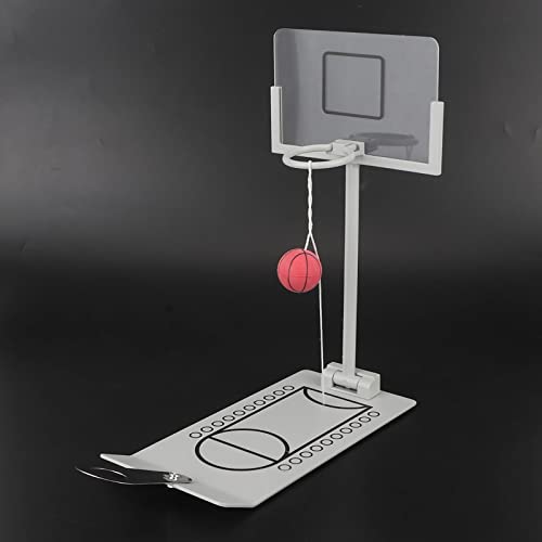 KIMISS Miniatur -Basketball -Hoop Spielzeug Tabletop Basketball für Büroschreibtisch, Kompaktes und Faltbares Spiel für Enthusiasten von KIMISS