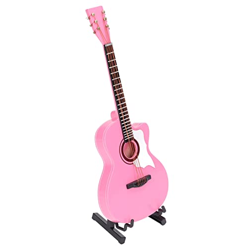 KIMISS Miniatur -Pink -Gitarrenmodell 18 cm Buchenholz Musikinstrument für Puppenhäuser & Spielen Ideal für Musikinspiration & Familienspaß KIMISS Miniatur -Pink -Gitarrenmodell 18 cm Buchenholz Musikinstrument für Puppenhäuser & Spielen Ideal für Musikinspiration & Familienspaß von KIMISS