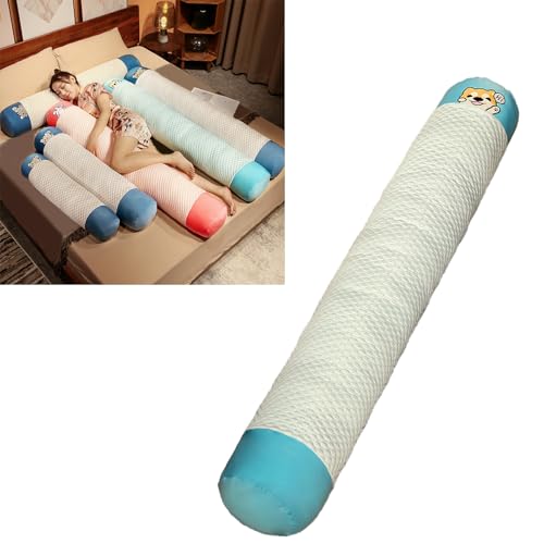 KIMISS Nettes Plüschiges Körperkissen für Seitenschläfer, Abnehmbare Waschbare Lange Weiche Kissen für und Erwachsene (Shiba Inu 85 cm) von KIMISS