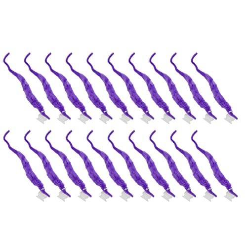 KIMISS Pelziger Wurm Fuzzy, 20pcs Pelzige Wurm Seahorse Props Kits Accessoires Magie mit Seilen Tricks Neue und Einzigartige Spielzeug Spielzeug DIY Compact Tragbar für (#2) von KIMISS