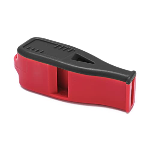 KIMISS Professionelle Schiedsrichter -Pfeife - ABS Harz Basketball Fußball Volleyball Whistle Trainer und Beamte (Rot Schwarz) von KIMISS