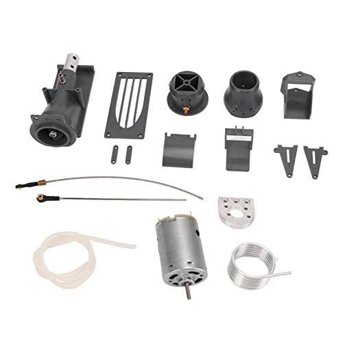 KIMISS RC -Boots -Triebwerk Strahl Pumpen Set, 26 mm Strahlthruster mit 540 Bürstenmotor für RC Bootsumwandlung, Hochleistungswasserpumpensystem von KIMISS